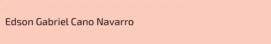 Edson Gabriel Cano Navarro